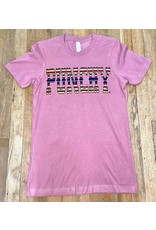 Punchy Blue Serape Tee