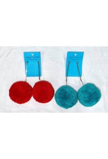 Pom Pom Earrings