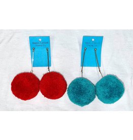 Pom Pom Earrings