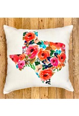 Floral Texas Pillow