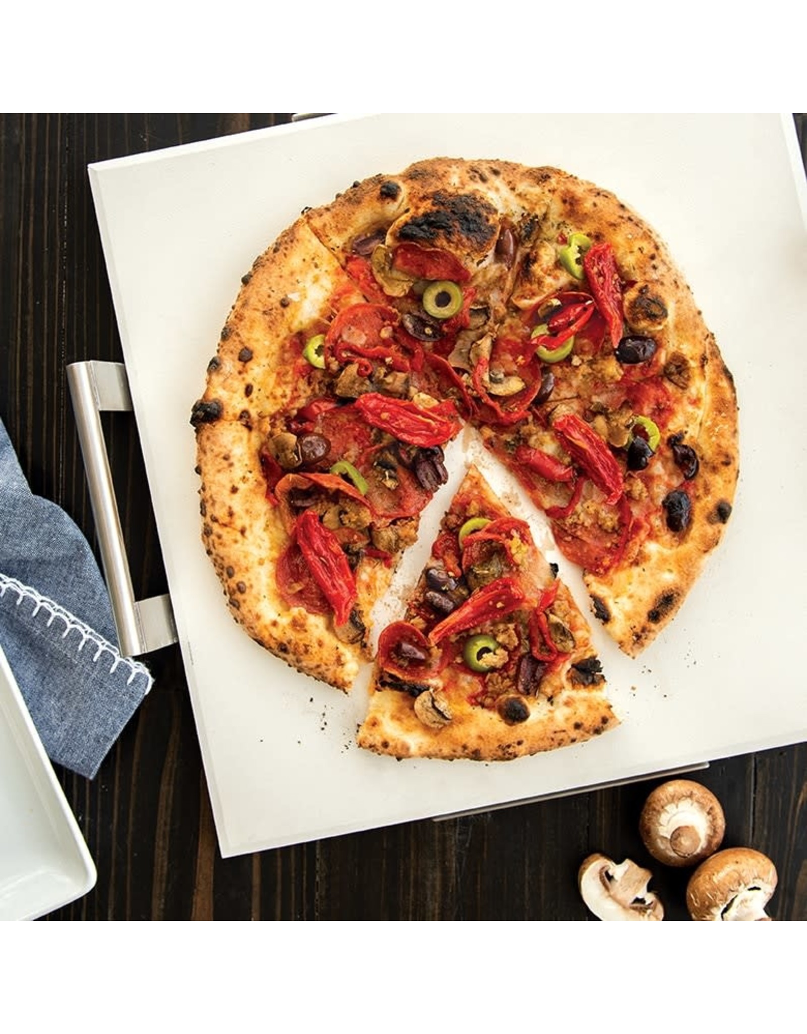 Nordic Ware Nordic Ware Deluxe Pizza Stone W/Rack