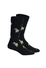 Church Navy Socks