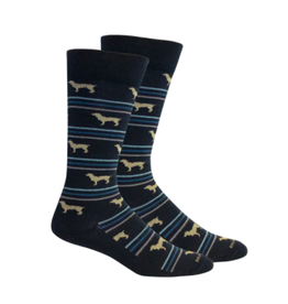 Boykin Stripe Navy Socks