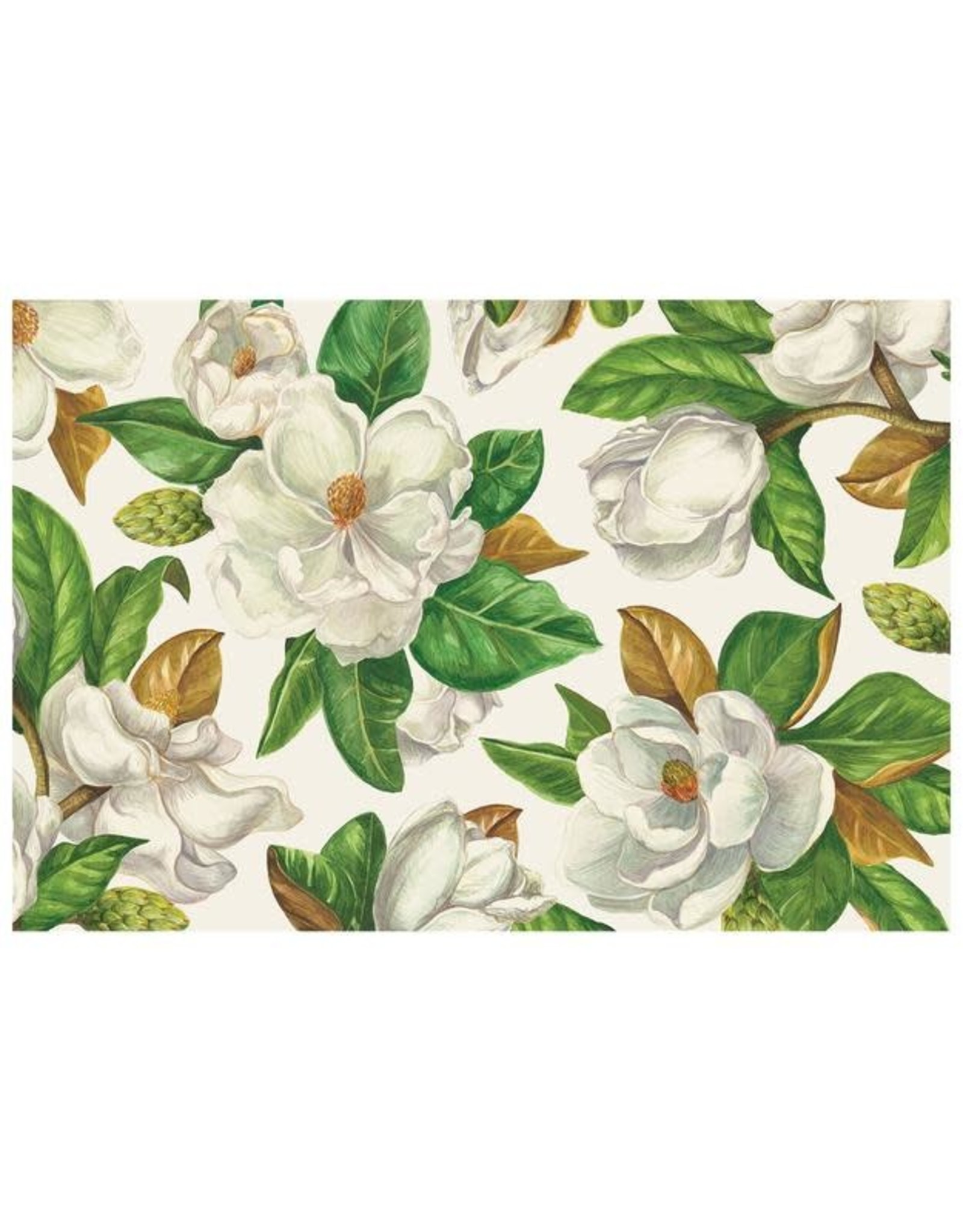 Hester & Cook Magnolia Blooms Placemat - 24 Sheets