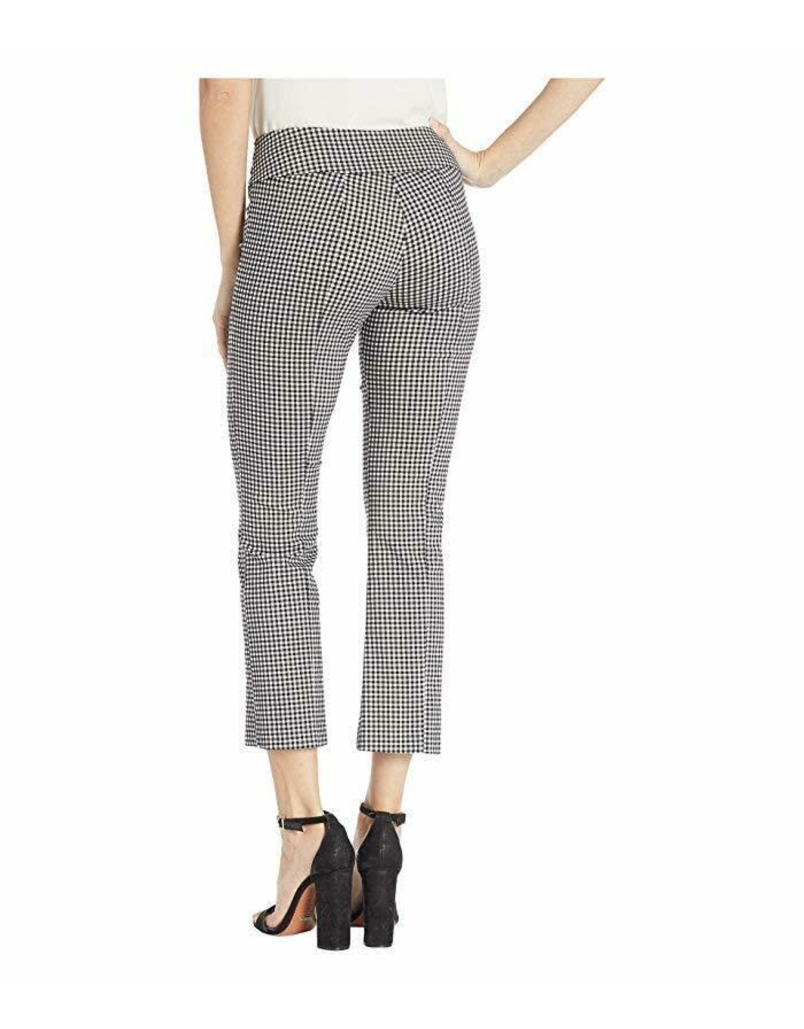 Elliott Lauren Elliott Lauren Bootcut Crop Gingham Pull On Pants