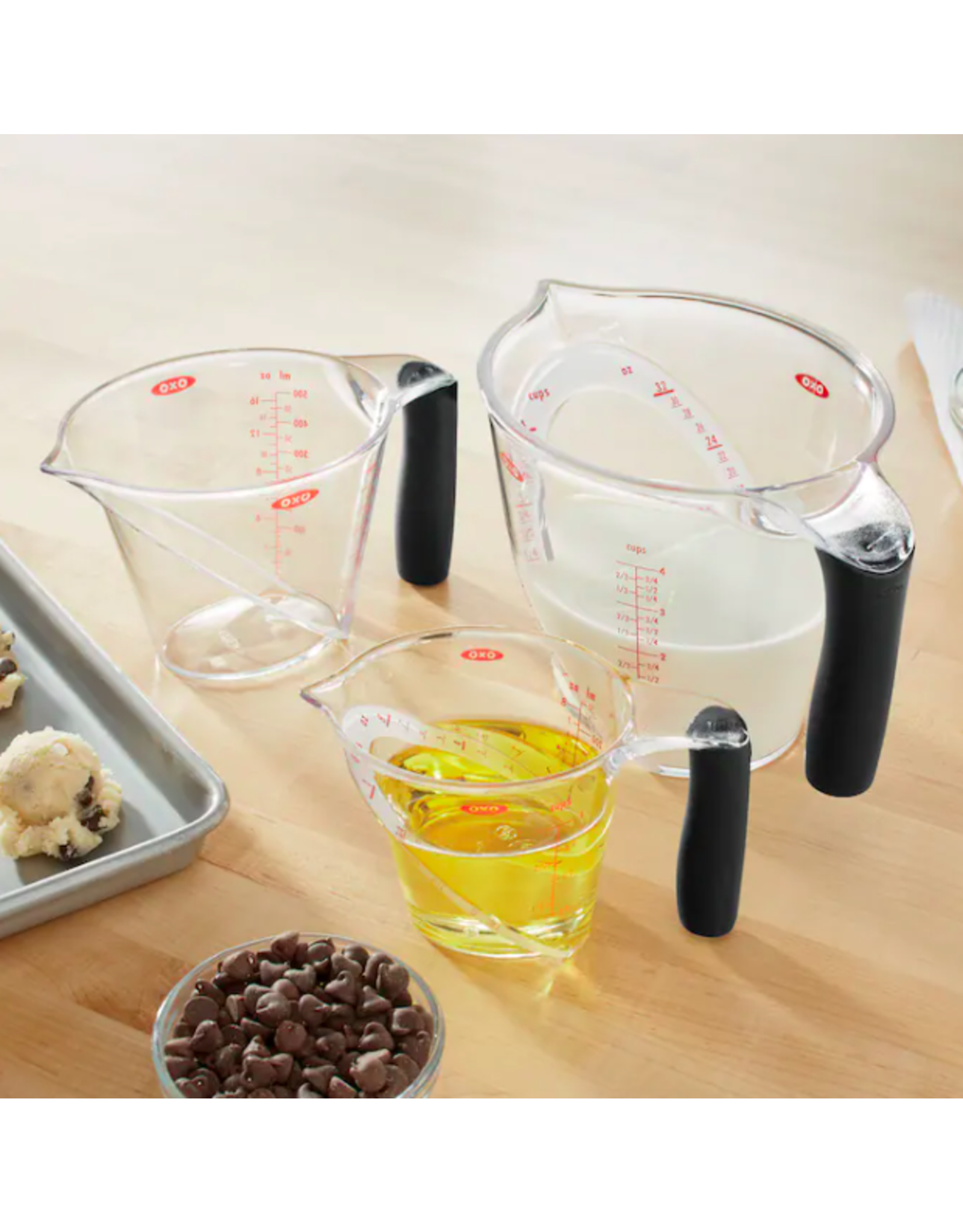 OXO OXO 3 Piece Angled Measuring Cup Set