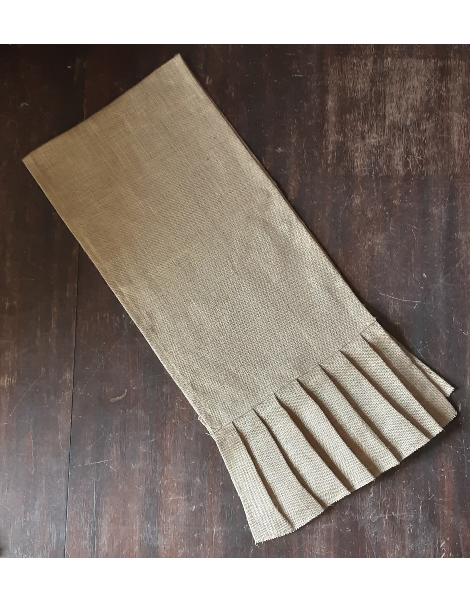 Ruffle Burlap Jute Runner-SM 13"x60"