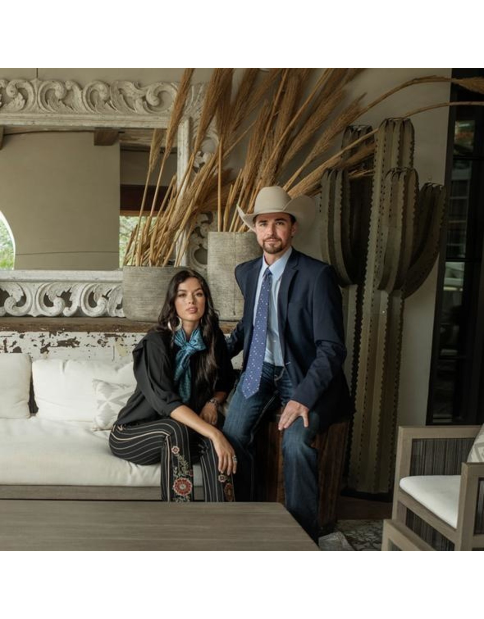 Fringe Scarves Fringe Horse Shoe Agave Tie