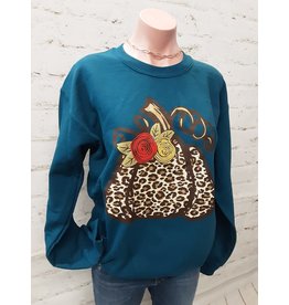 Leopard Pumpkin Sweatshirt