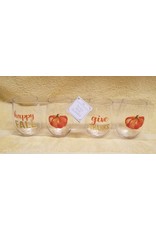 Give Thanks To Go Wine Glasses Set of 4