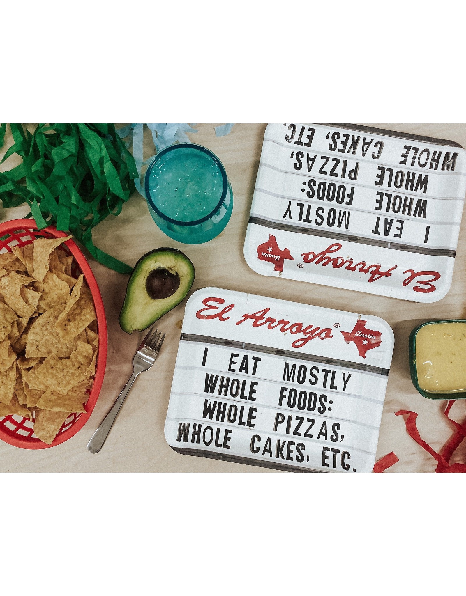 El Arroyo Party Plates (Pack of 12) - Whole Foods