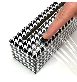 Chicwrap -  Houndstooth Plastic Wrap Dispenser 12" x  250'