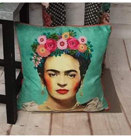 Stunning Green Frida Sanctuary Pillow