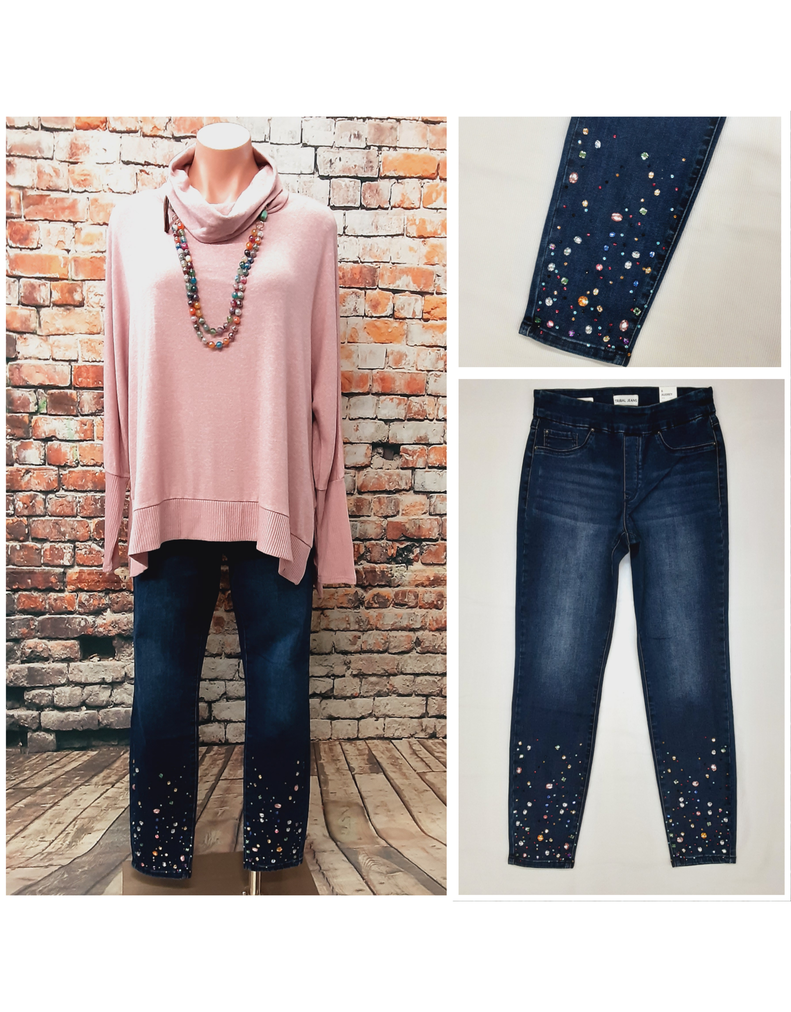 Tribal Tribal Audrey Pullon Ankle Jegging