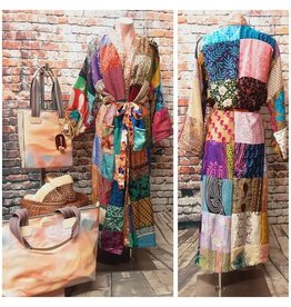 Silk Patch Kimono
