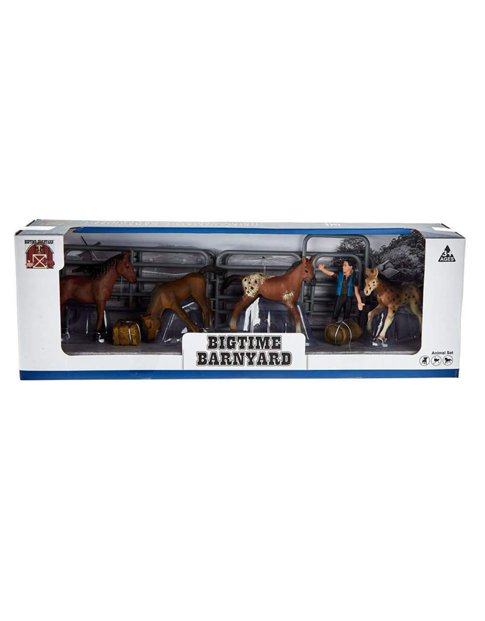 Bigtime Barnyard Kid’s Toy Foal Set With Panels
