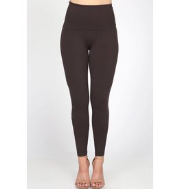 Tummy Tuck Solid High Waist Leggings