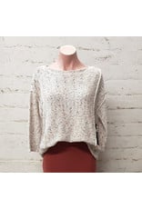 Tribal Tribal 3/4 Sleeve Crew Neck Sweater