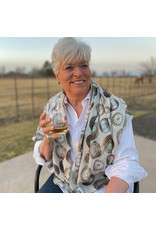 Fringe Scarves Fringe Shawl/Swim Wrap-Bone Fringe Scarves Fringe Shawl/Swim Wrap-Bone