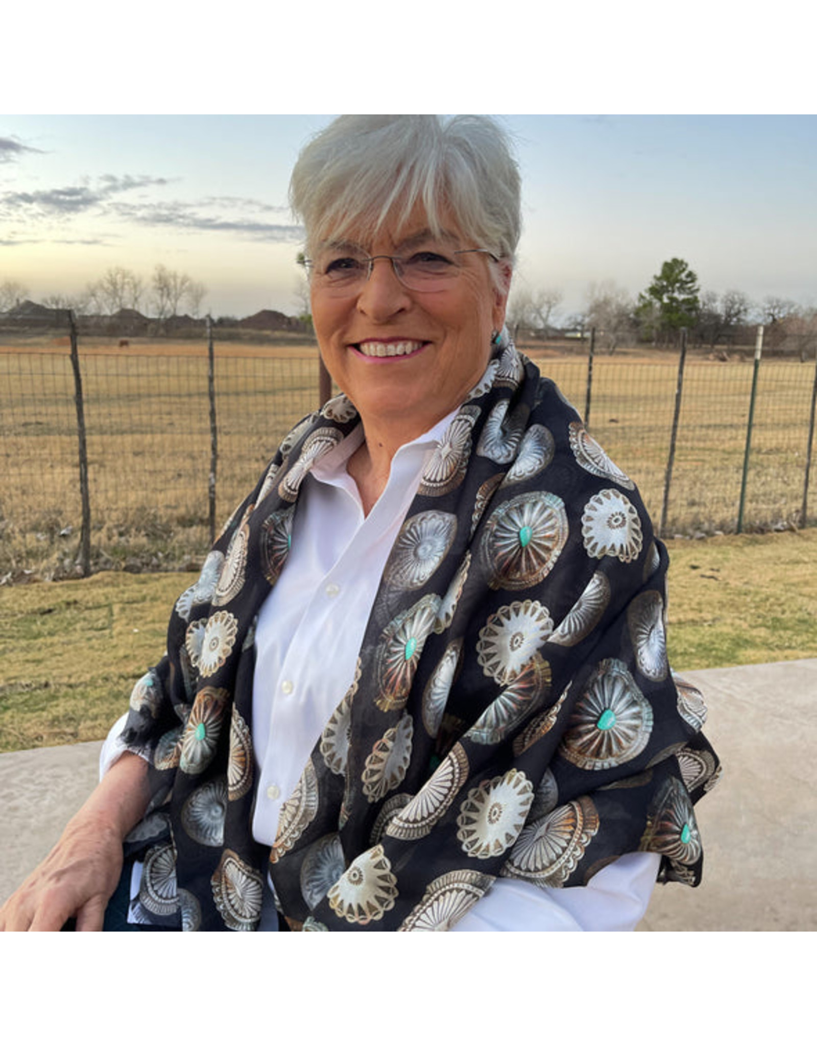 Fringe Scarves FringeShawl/Swim Wrap-Black