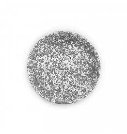 Enamelware Pasta Plate Splatterware Grey