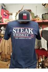 Steak & Whiskey T-Shirt Black