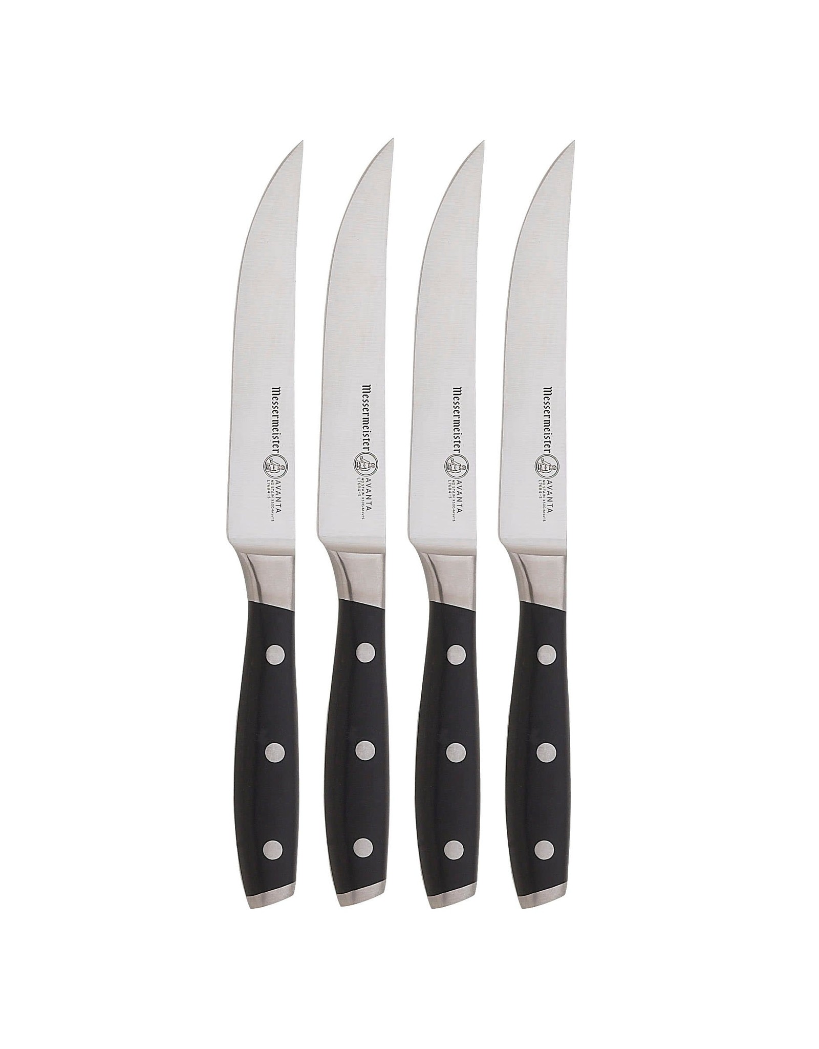 Messermeister Avanta 4 Piece Pom Fine Edge Steak Knife Set