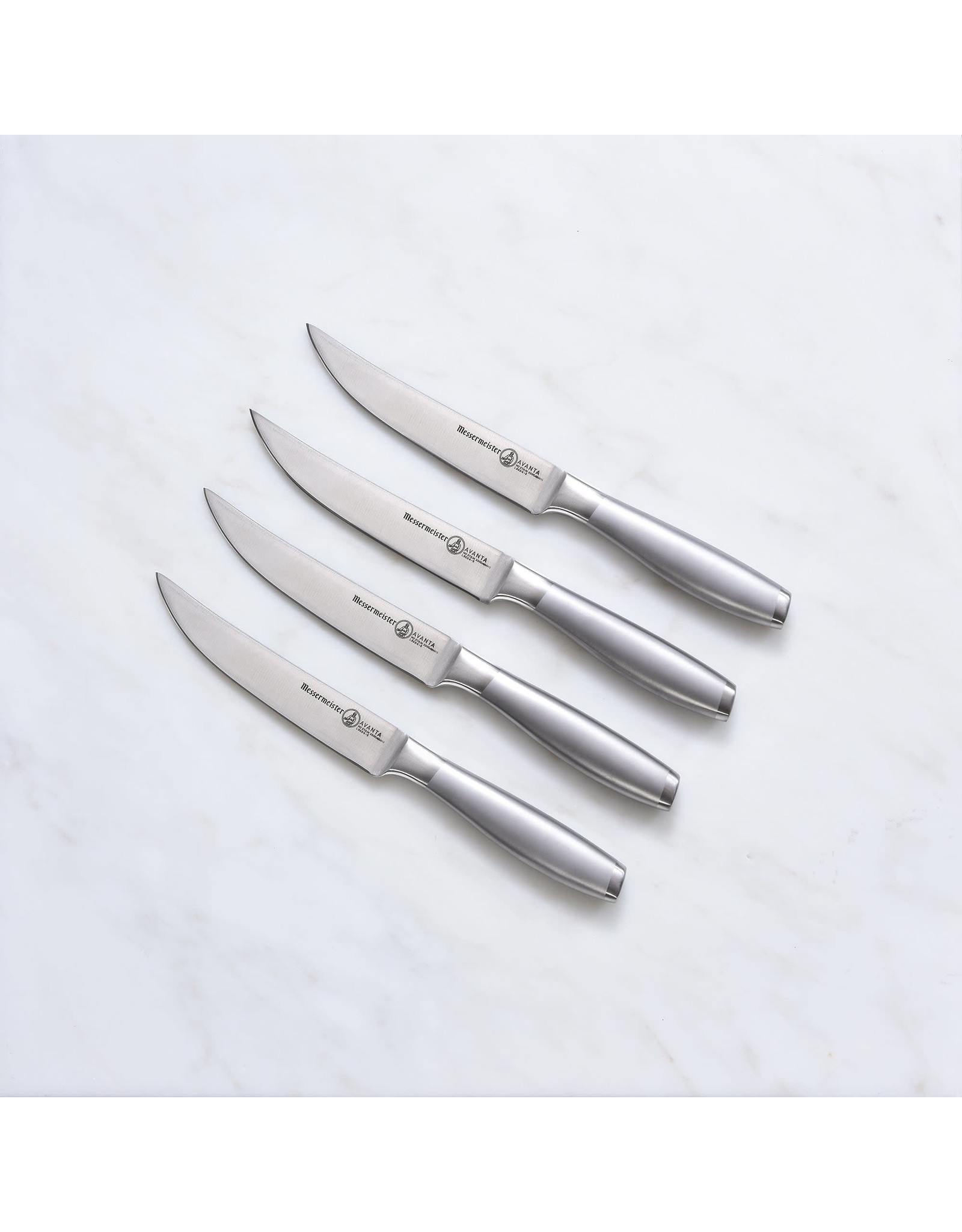 Messermeister Avanta 4 Piece Stainless Fine Edge Steak Knife Set