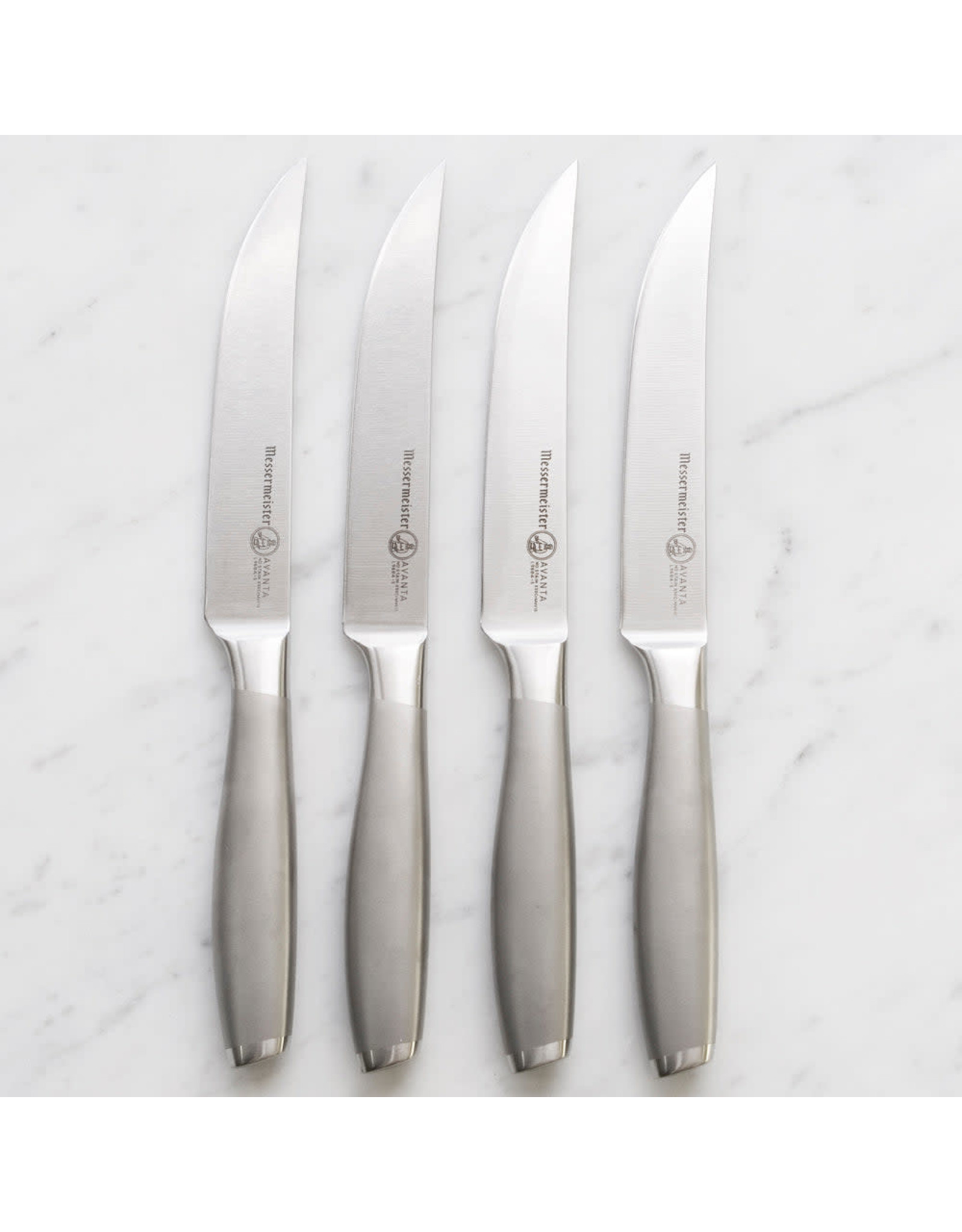 Messermeister Avanta 4 Piece Stainless Fine Edge Steak Knife Set