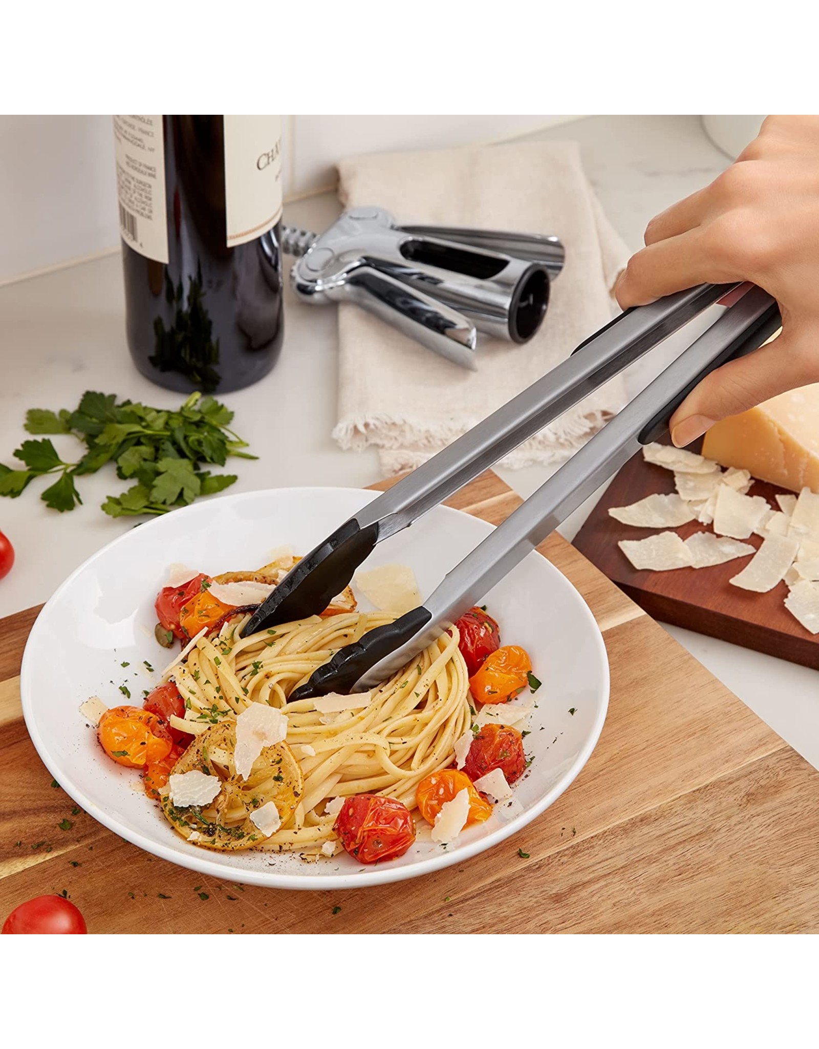 OXO OXO 12-Inch Tongs with Nylon Heads