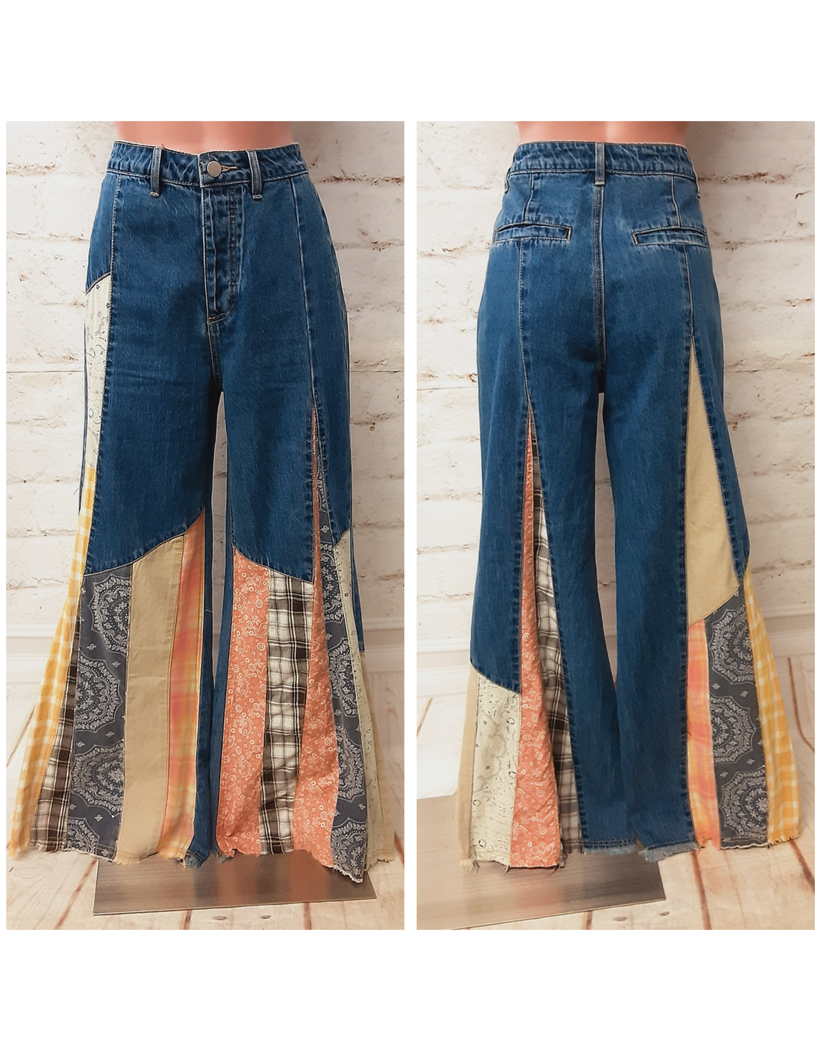 El Monte Patchwork Detail Jeans