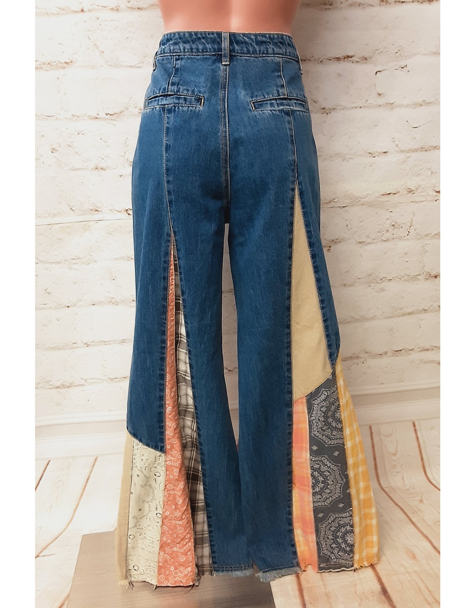 El Monte Patchwork Detail Jeans