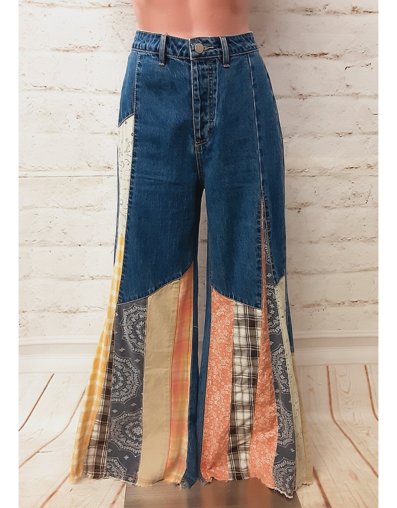 El Monte Patchwork Detail Jeans