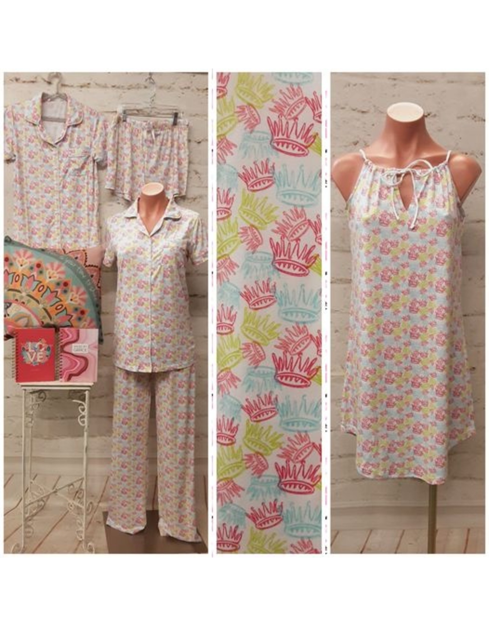 The Royal Standard La Couronne Babydoll Sleep Dress