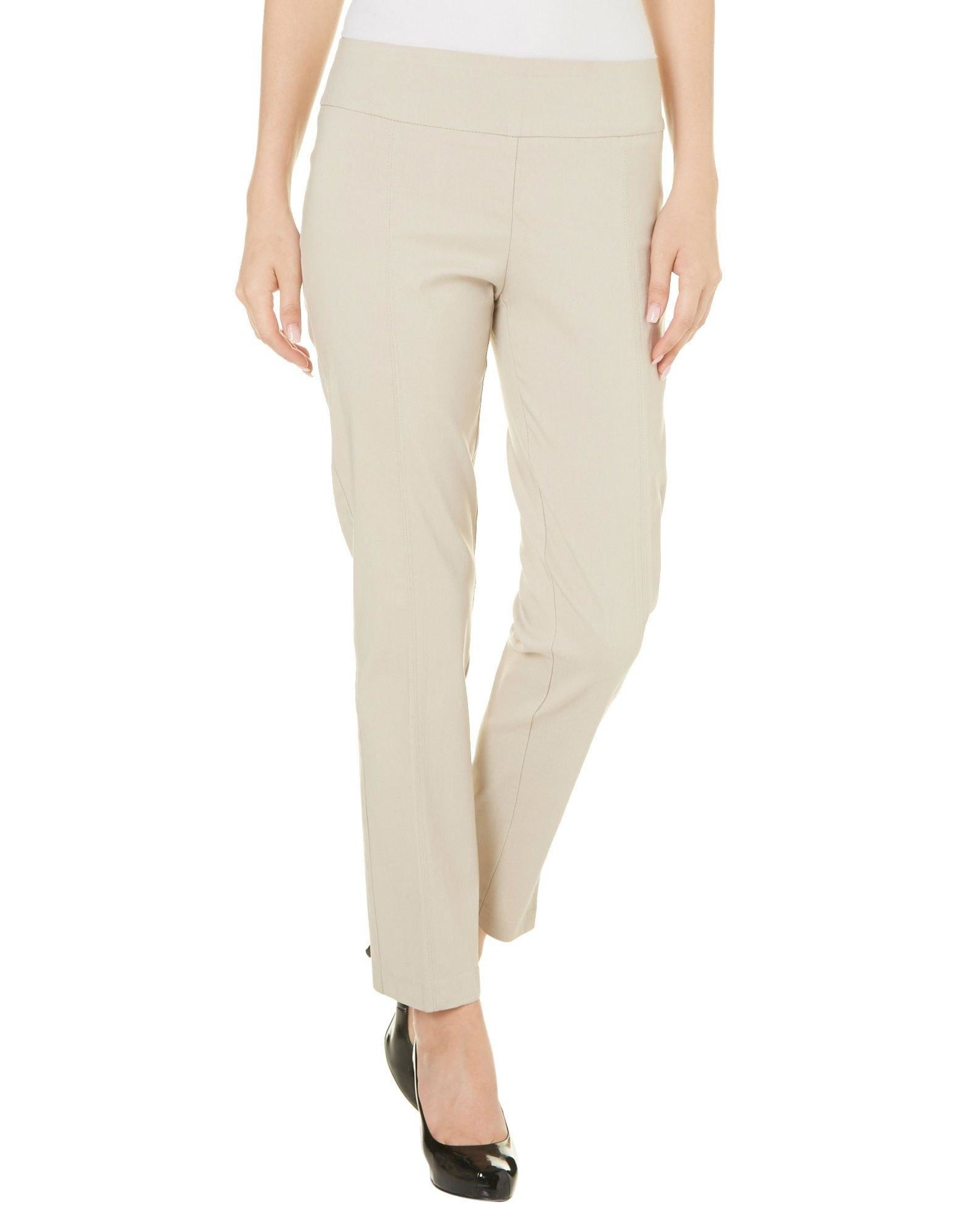 Solid Pull-On Ankle Pant