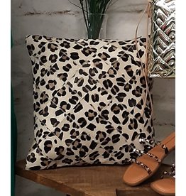 The Royal Standard Austwell Leopard Print Hide Pillow