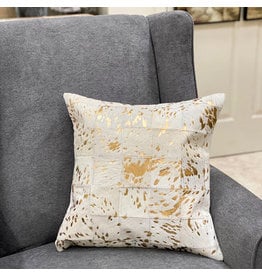 The Royal Standard Abbott Speckled Metallic Hide Pillow