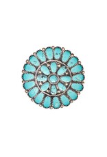 Turquoise Cluster Dessert Plates