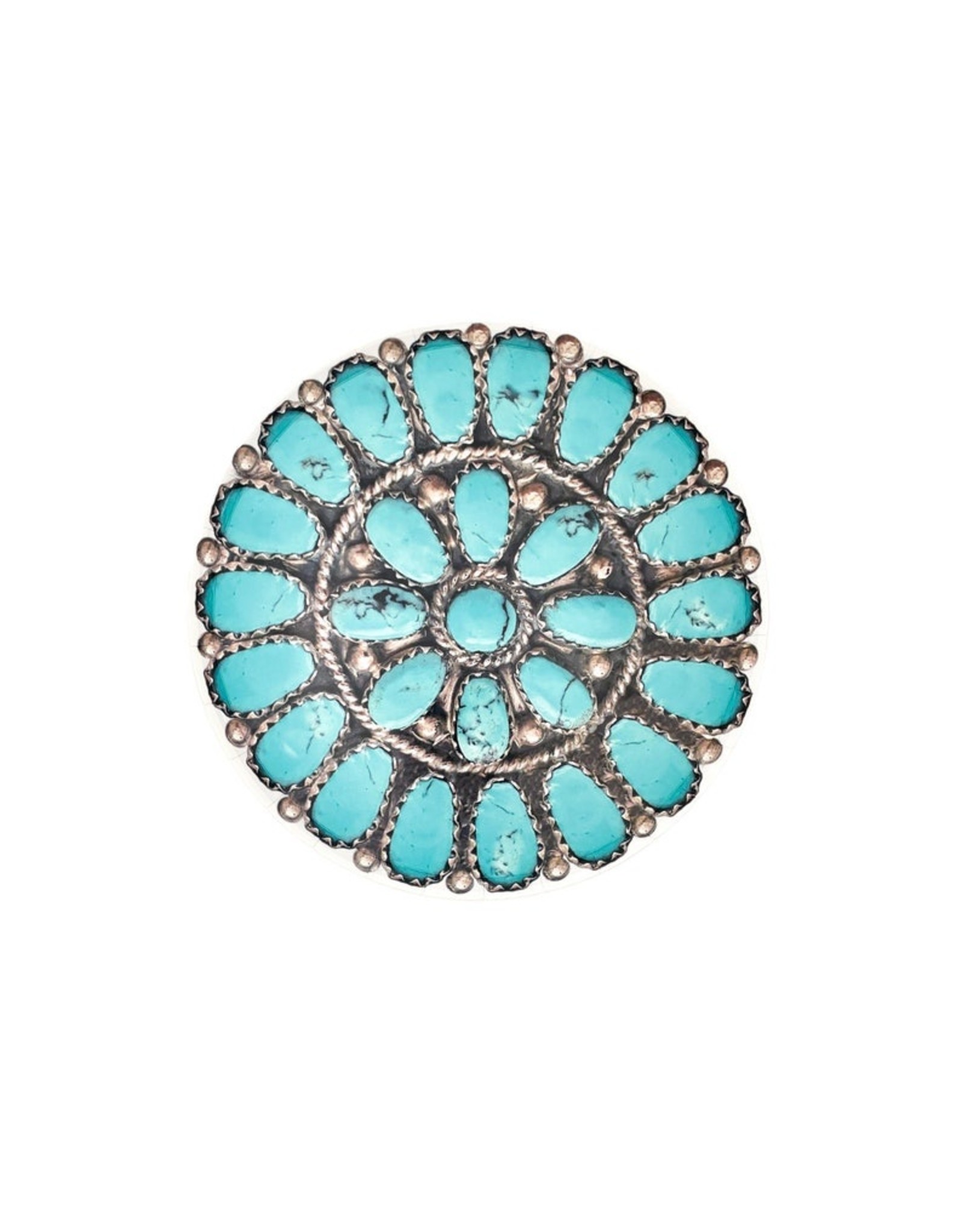 Turquoise Cluster Dessert Plates