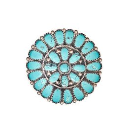 Turquoise Cluster Dessert Plates