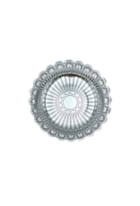 Silver Concho Scalloped Dessert Plate