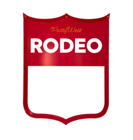 Rodeo Back Number Plates