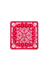 Red Bandana Dessert Plates