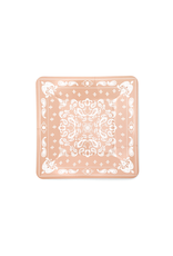 Dusty Champagne Bandana Dessert Plates