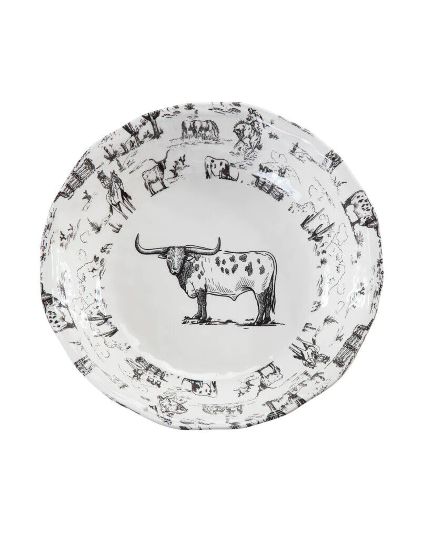 Ranch Life Melamine Serving Bowl