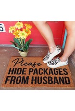 Hide The Packages Coir Doormat