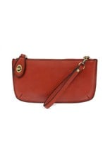 Cherry Red Mini Crossbody Wristlet Clutch