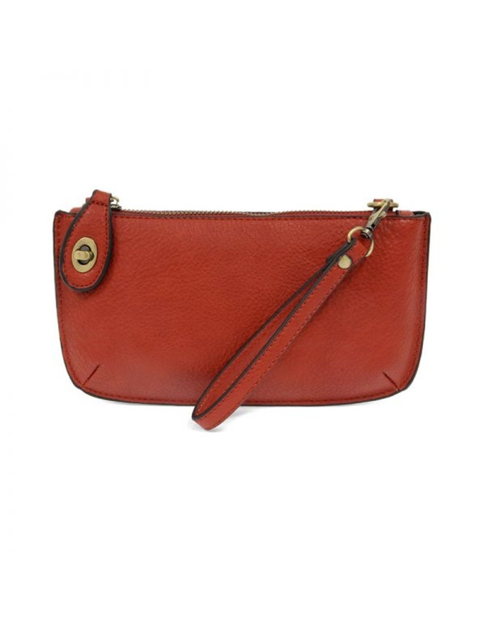 Cherry Red Mini Crossbody Wristlet Clutch