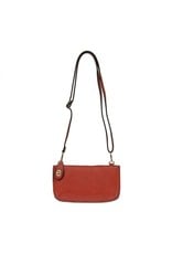 Cherry Red Mini Crossbody Wristlet Clutch