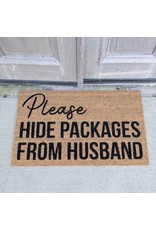 Hide The Packages Coir Doormat